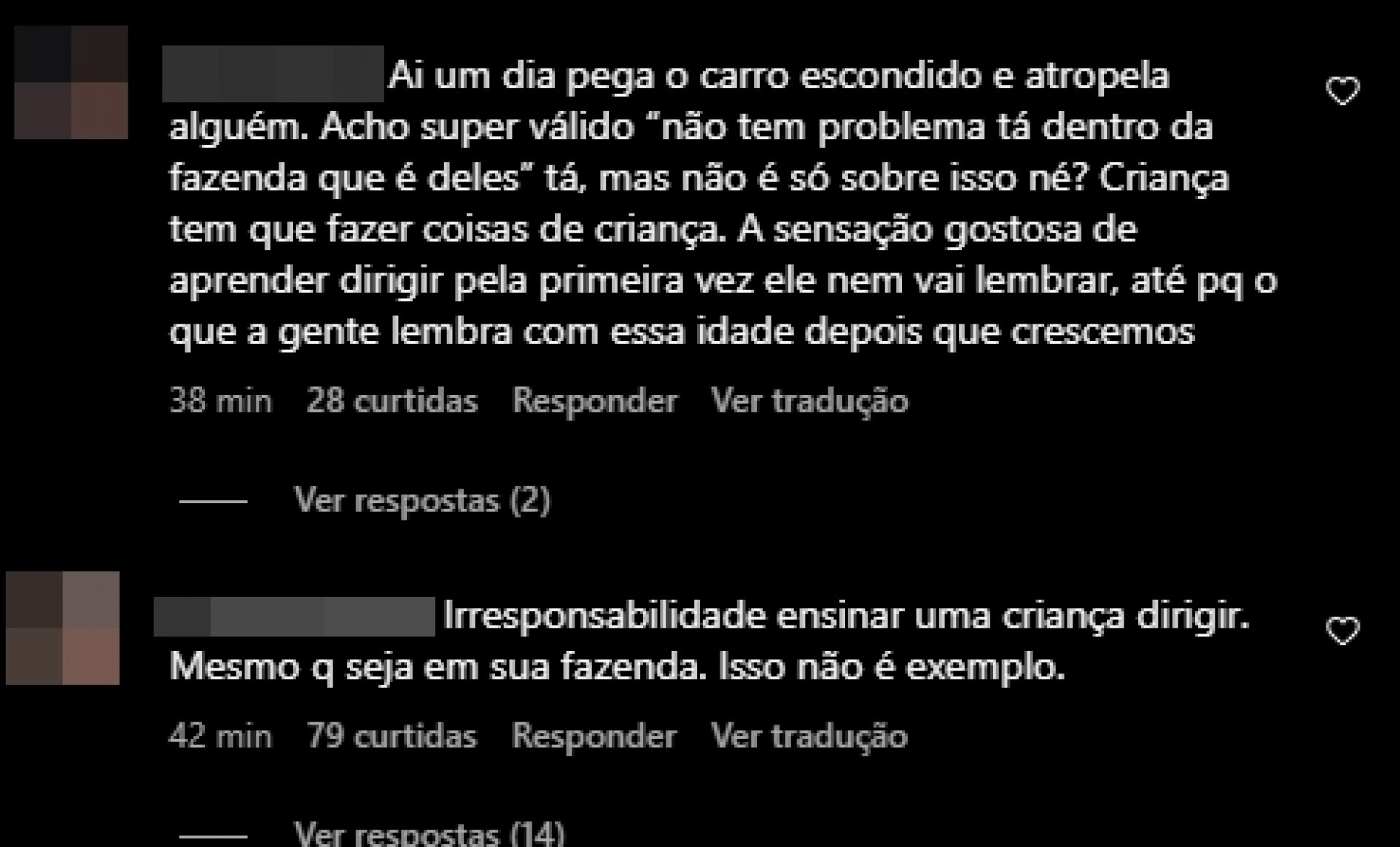 Print tirado de uma página do Instagram - Reprodução/Instagram