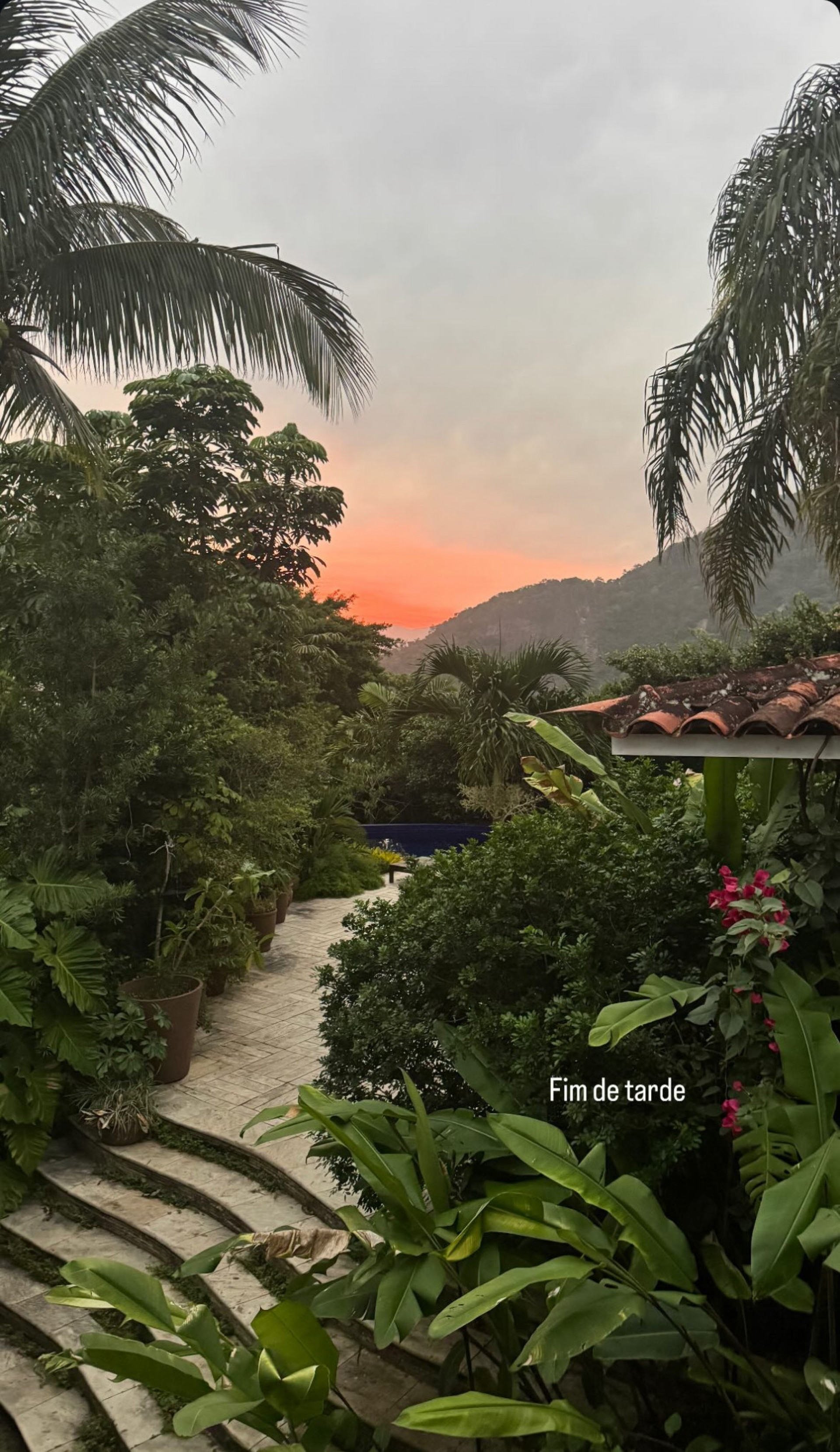 Ator de 'Vale Tudo' mostrou pôr do sol - Reprodução / Instagram