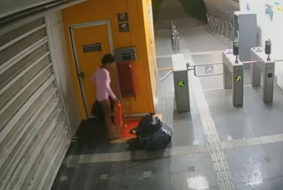 Mulher é presa por furtar extintor de incêndio em estação do BRT