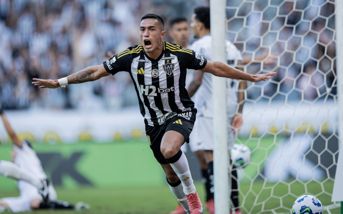 Cuello fez o gol da vitória do Atlético-MG sobre o Botafogo
