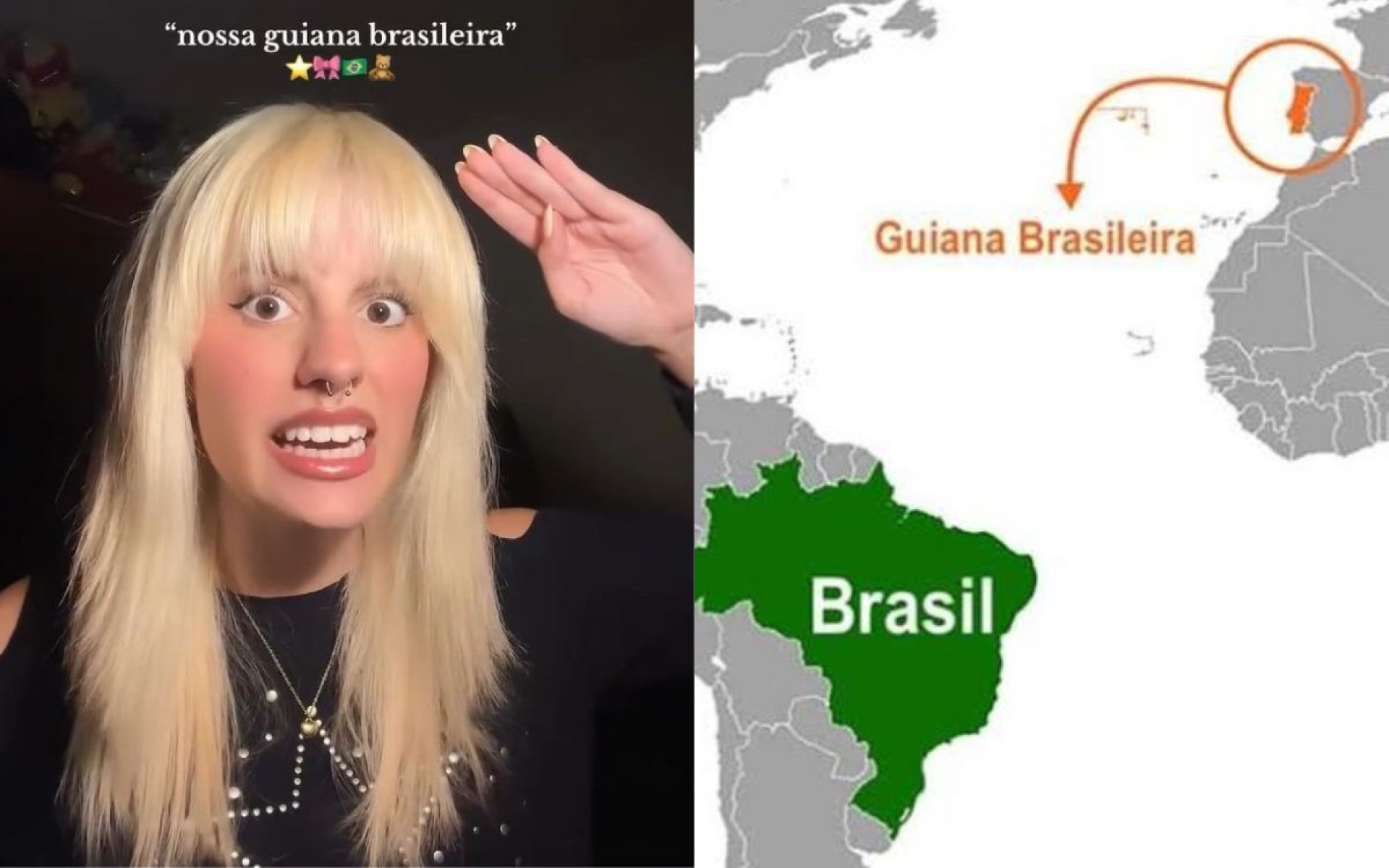 Brasileiros apelidam Portugal de Guiana Brasileira e irritam portugueses - Reprodução Instagram / X