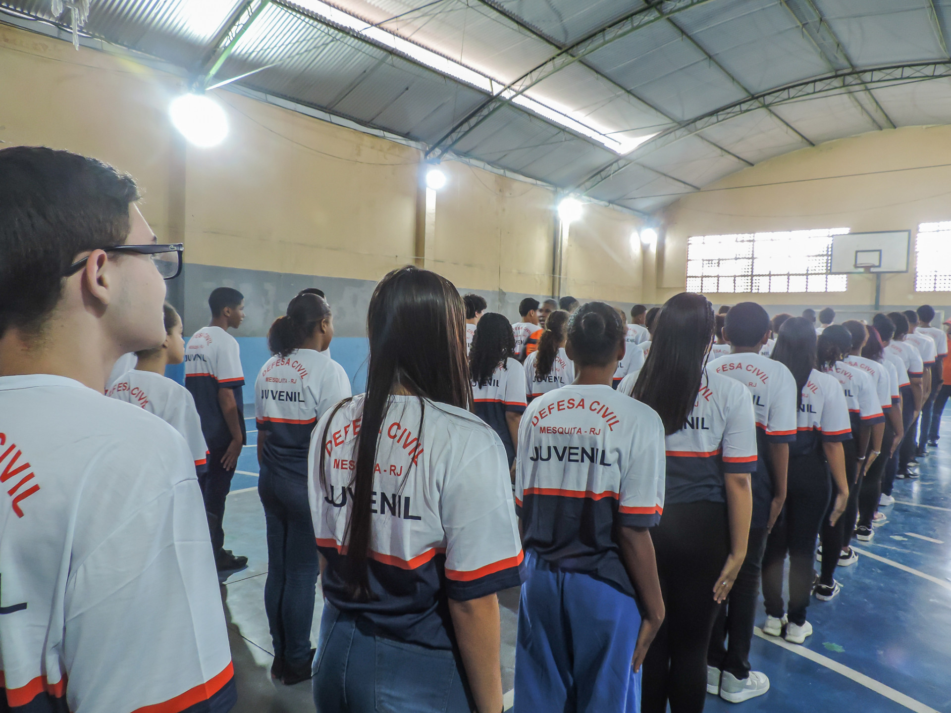 Defesa Civil Juvenil capacita os estudantes da rede municipal para atuarem frente &agrave; situa&ccedil;&otilde;es adversas - Jo&atilde;o Pedro de Moraes/ PMM