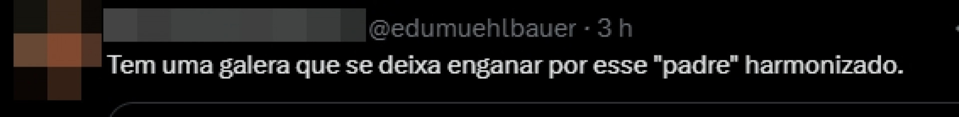 Print tirado da X, antigo Twitter - Reprodução/X