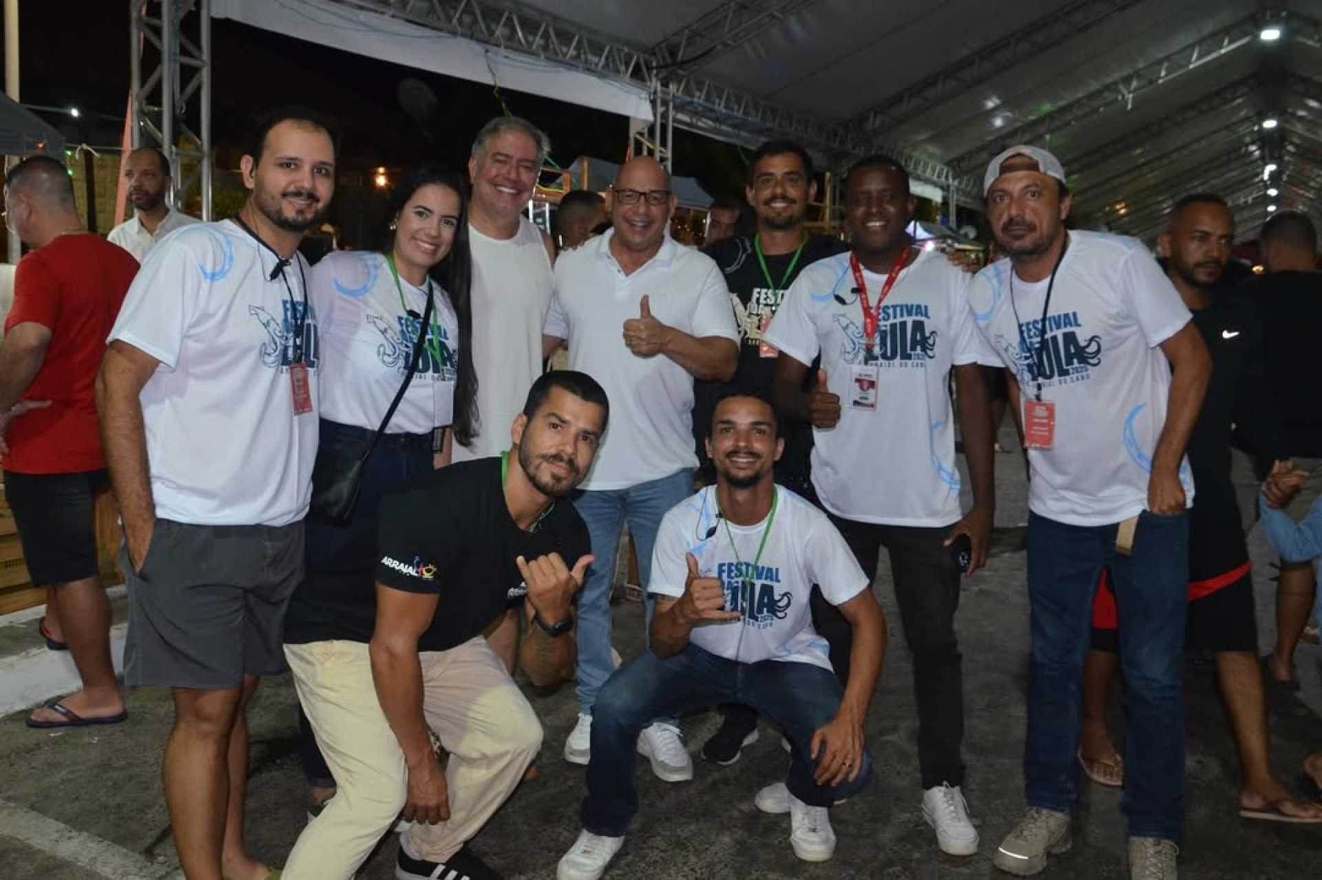 Equipe responsável pelo Festival da Lula  - Ascom