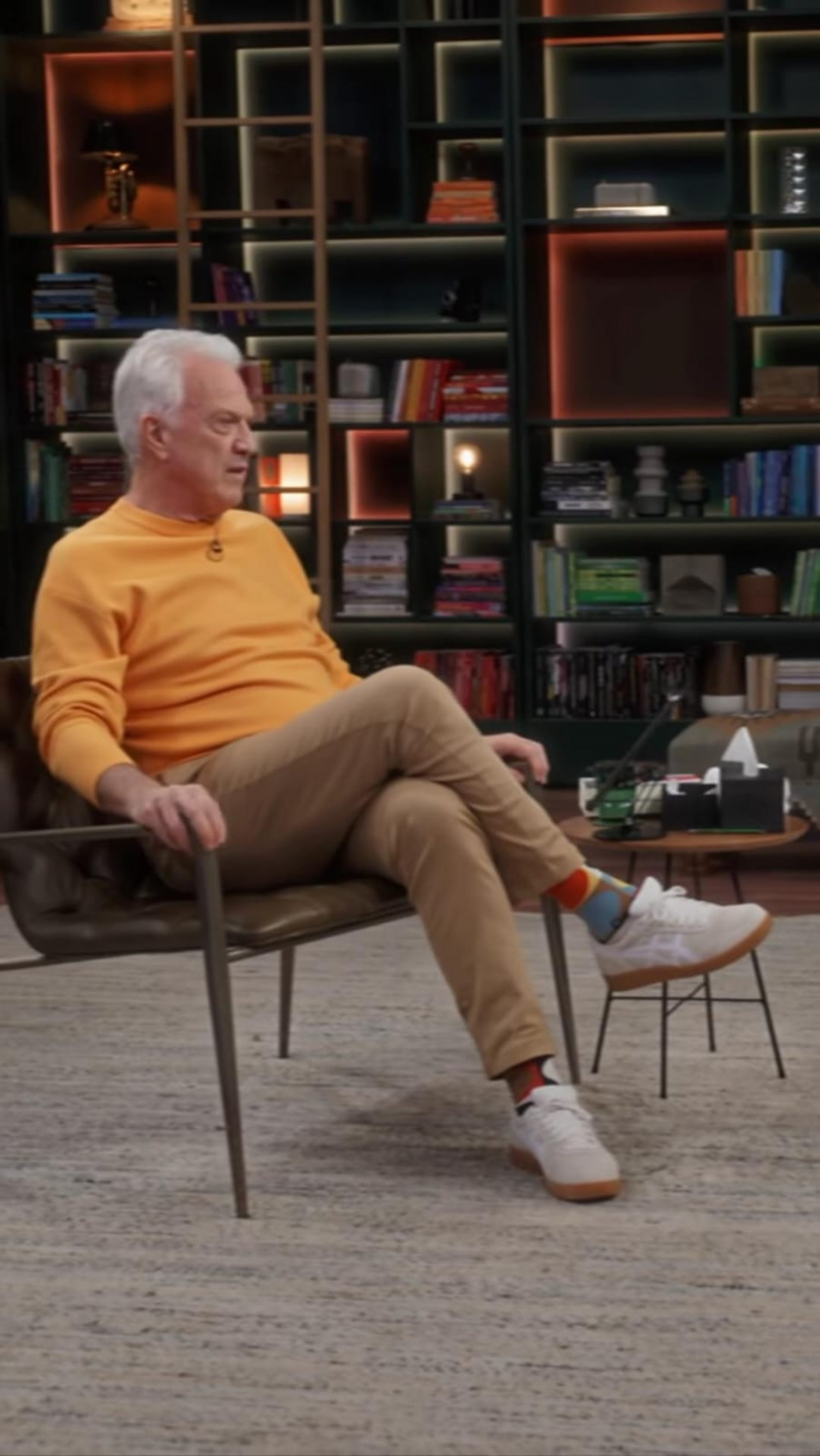 Pedro Bial entrevista Regina Duarte, nesta segunda-feira (21) - Reprodução de vídeo / Instagram