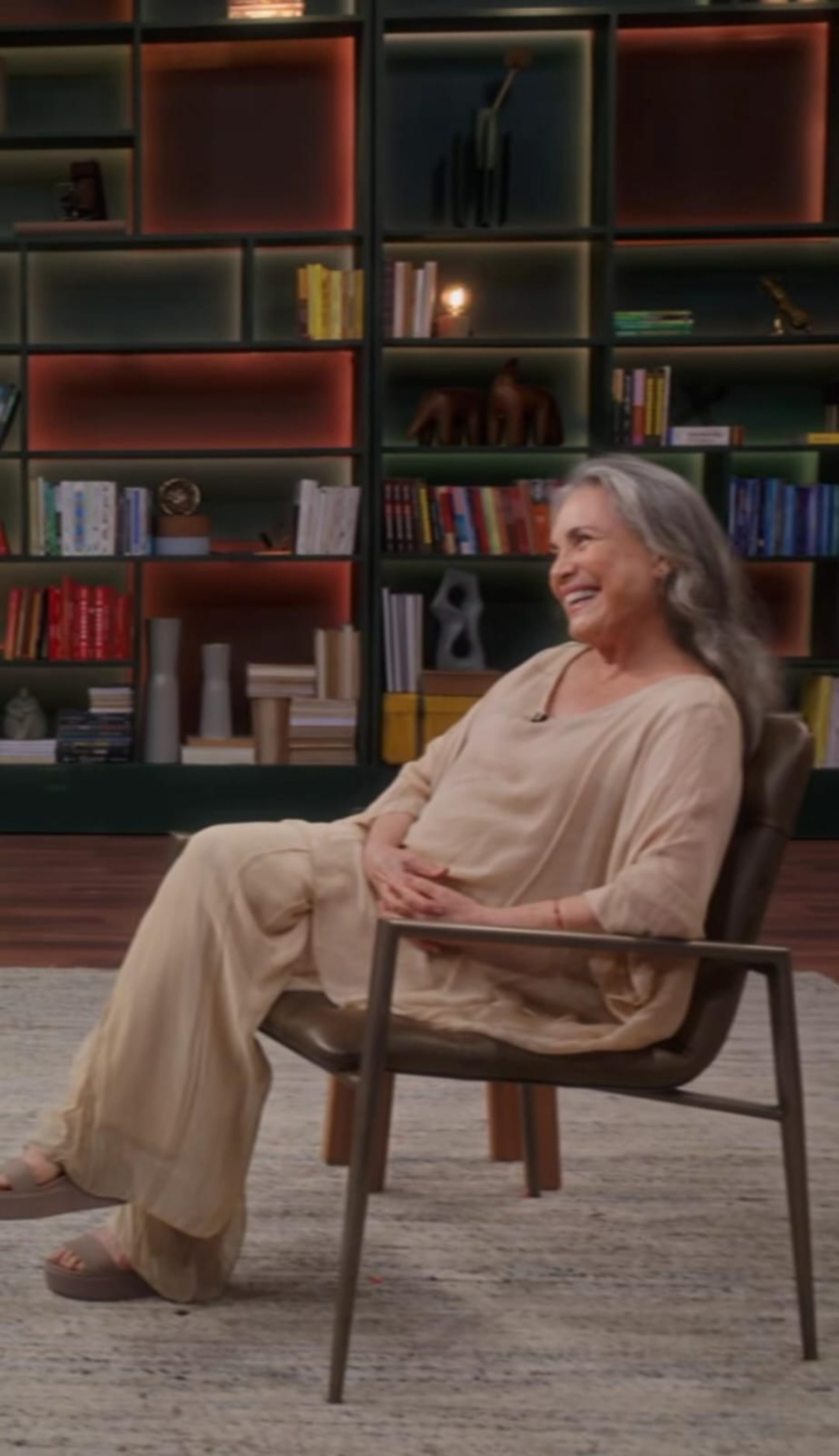 Regina Duarte participa do 'Conversa com Bial', nesta segunda-feira (21) - Reprodução de vídeo / Instagram