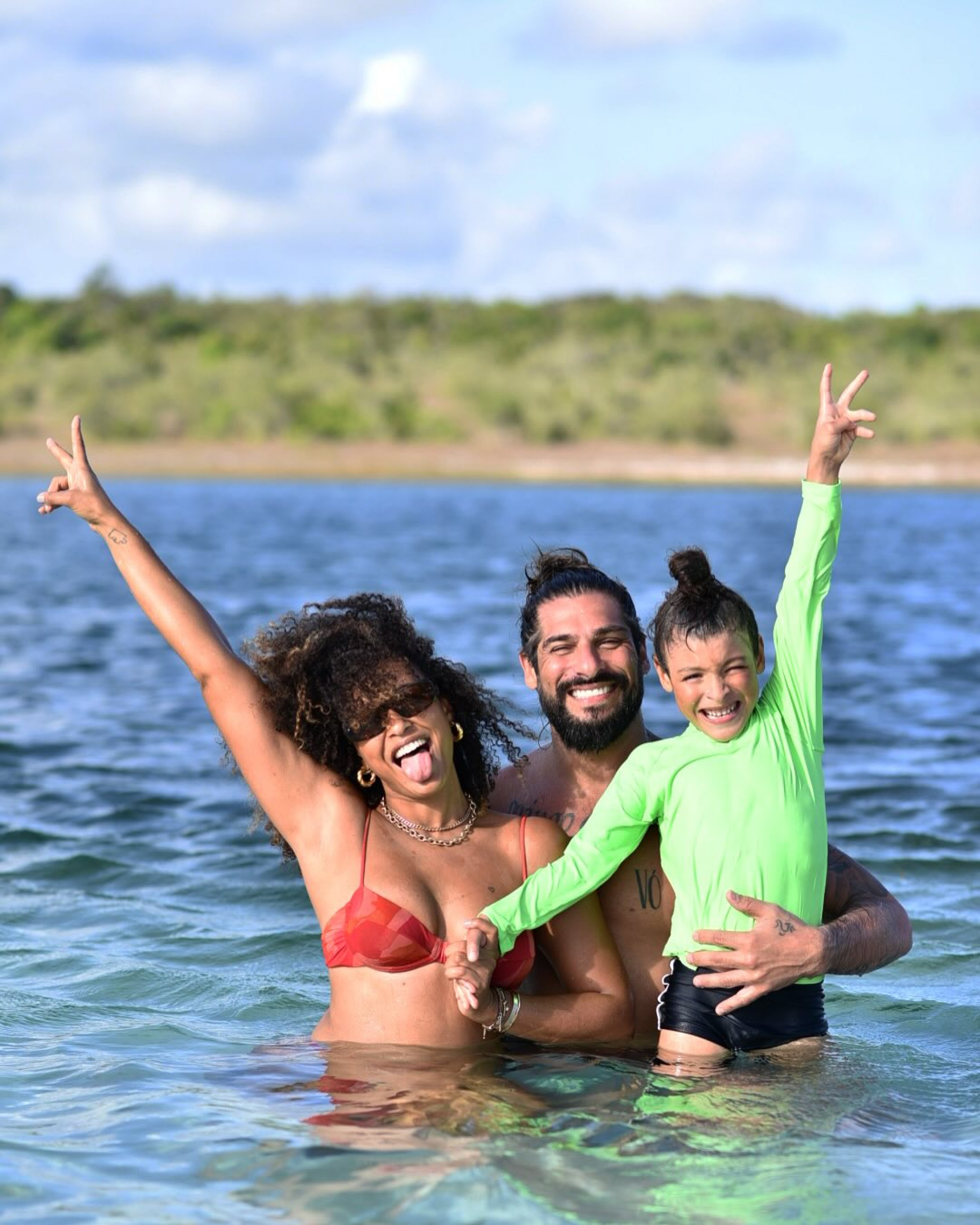 Benjamin é fruto da relação entre Sheron Menezzes e Saulo Bernard  - Reprodução/Instagram