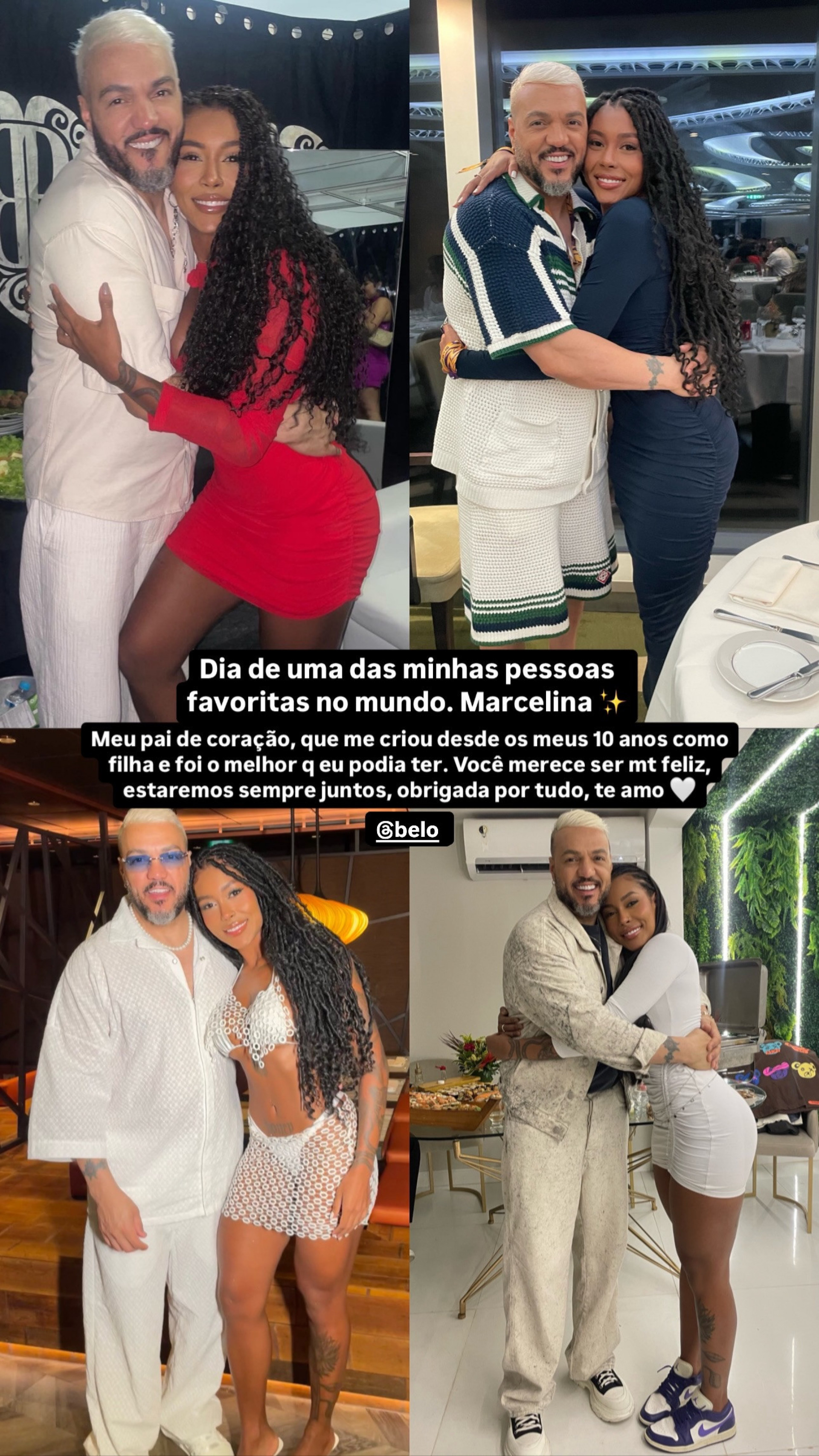 Giovanna Jacobina celebrou aniversário de Belo  - Reprodução/Instagram