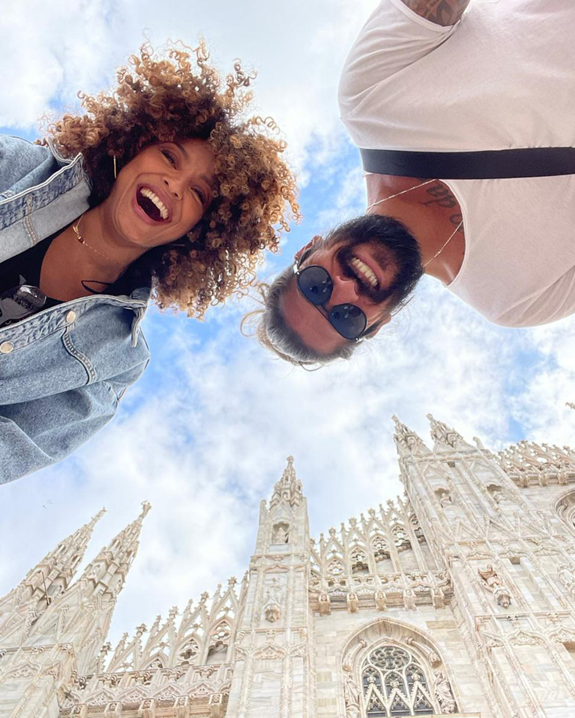 Sheron Menezzes e Saulo Bernard  - Reprodução/Instagram