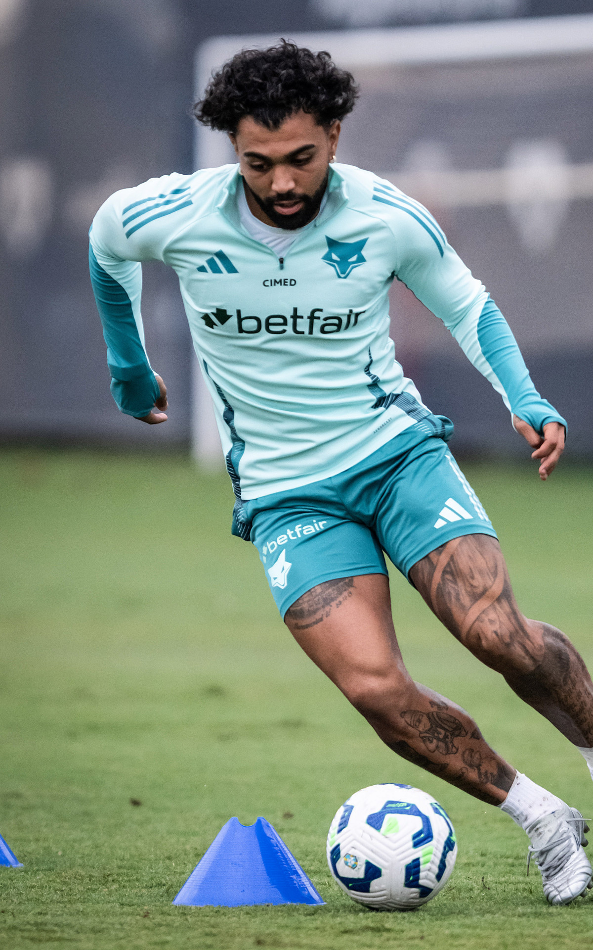 Gabigol em treino no Cruzeiro - Gustavo Aleixo / Cruzeiro