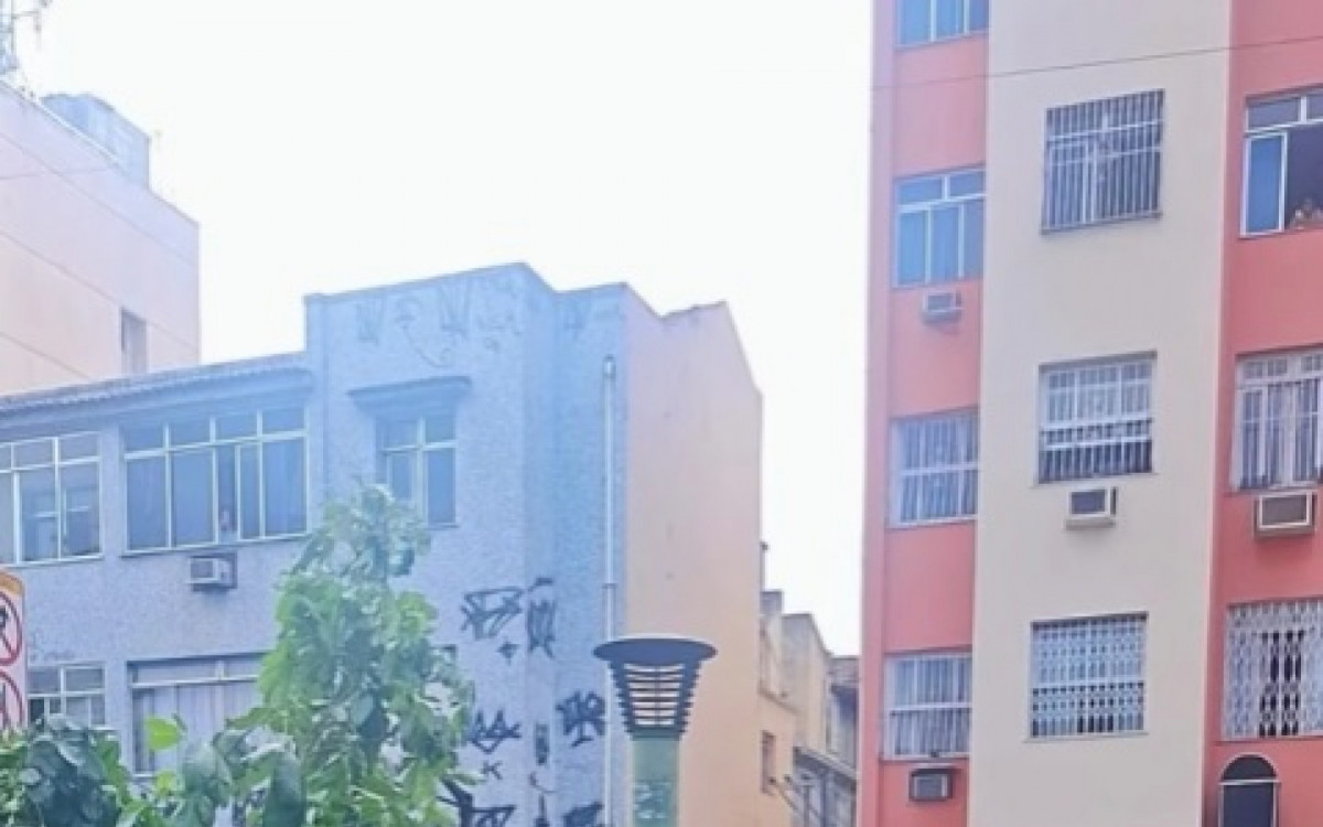 A Comlurb foi acionada para retirar o tronco e os galhos