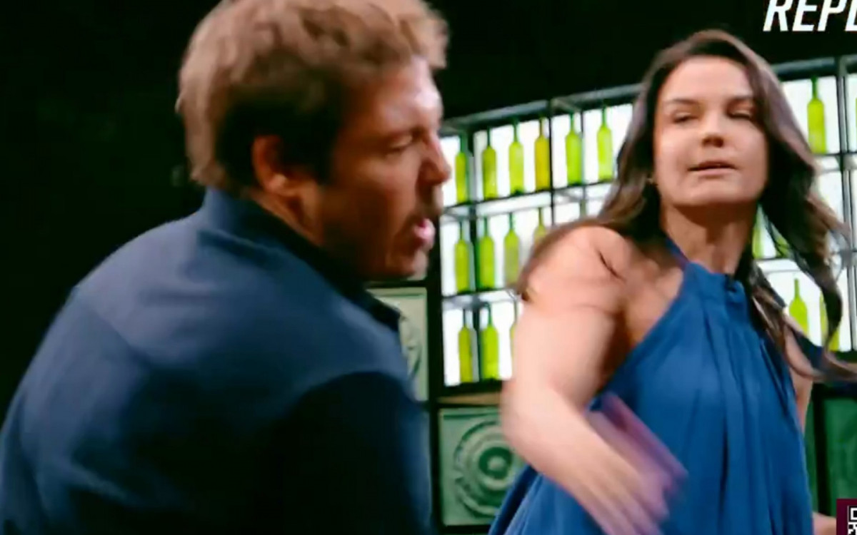 F&aacute;bio Porchat leva tapa de Kyra Gracie