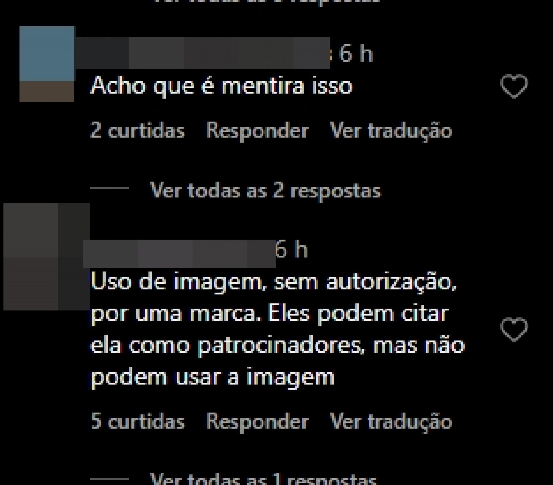 Print tirado de uma página do Instagram - Reprodução/Instagram