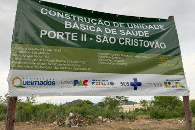 Prefeitura de Queimados inicia construção da Unidade Básica de Saúde no Jardim São Miguel