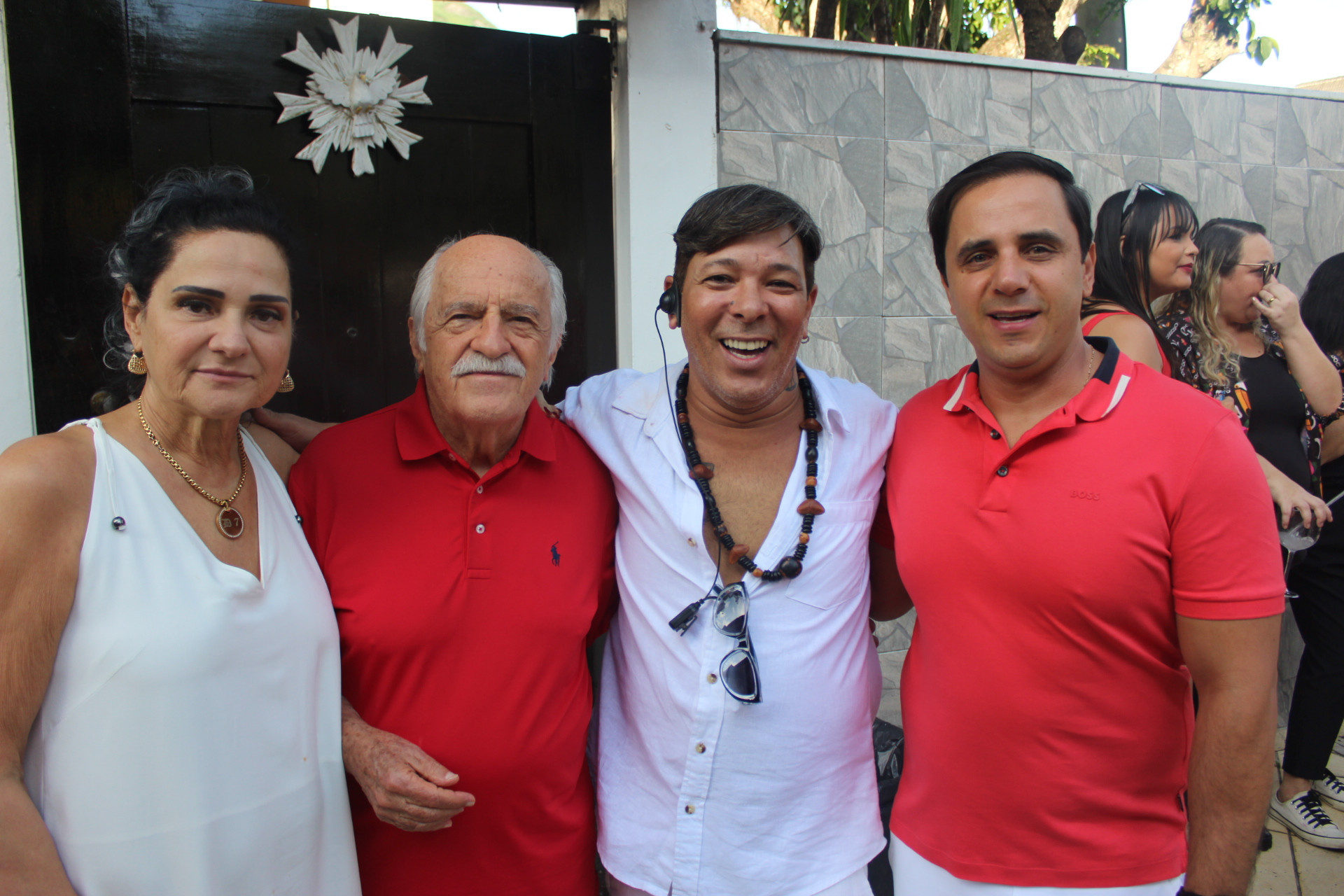 David Santiago com o ator Ary Fontoura - Reprodução/Luiz Mafra