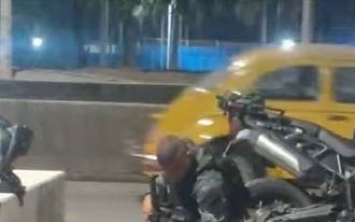 Os PMs se acidentaram durante persegui&ccedil;&atilde;o na Avenida Brasil