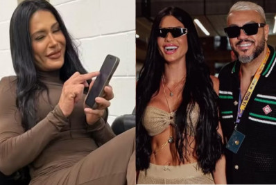 Gracyanne Barbosa confirma curtida em post que detona atual de Belo