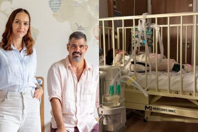 Filha de Juliano Cazarré e Leticia é internada: 'Terceira vez este ano'