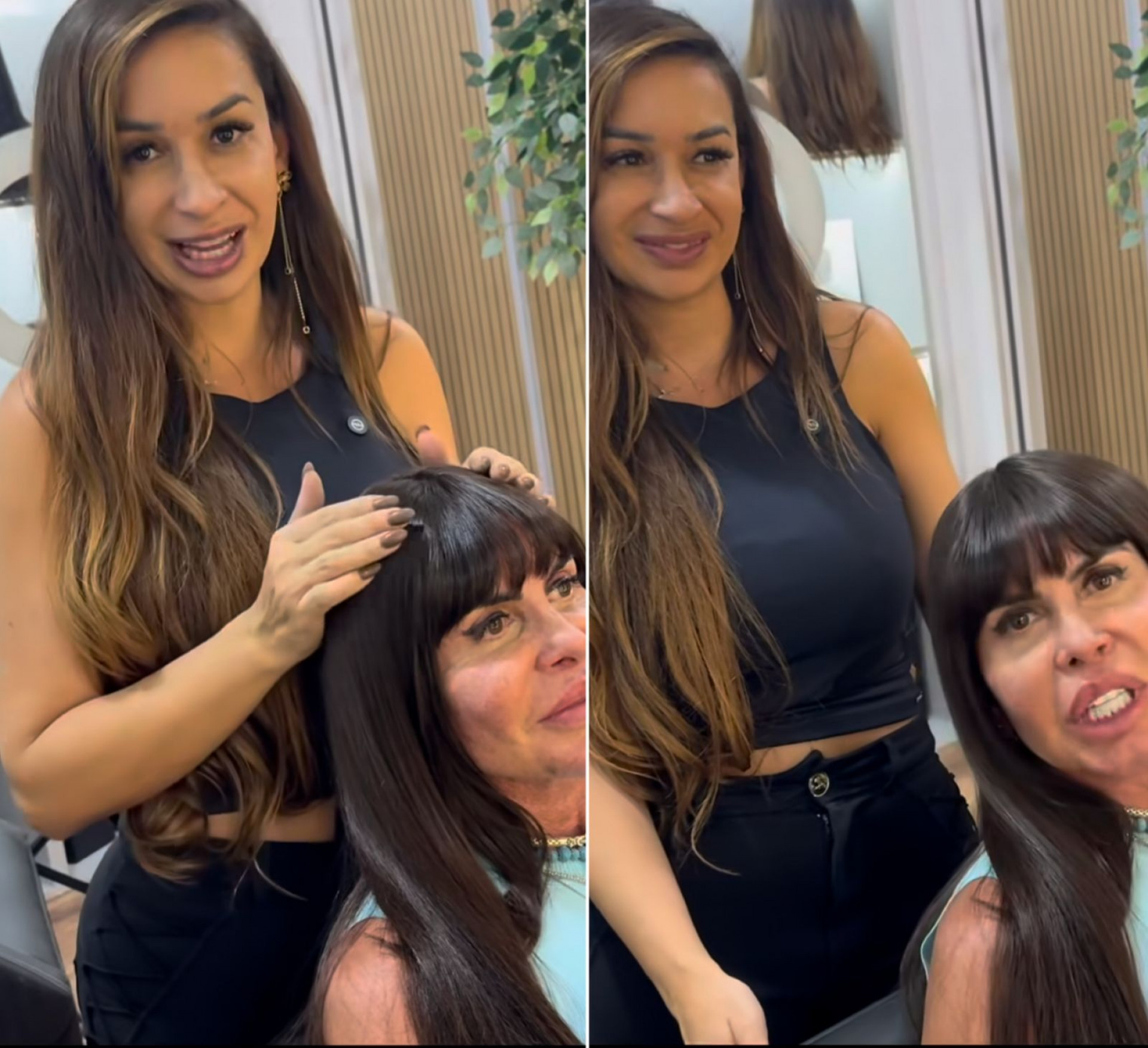 Gretchen mostra novo aplique capilar antes de participar do 'Power Couple'  - reprodução Instagram