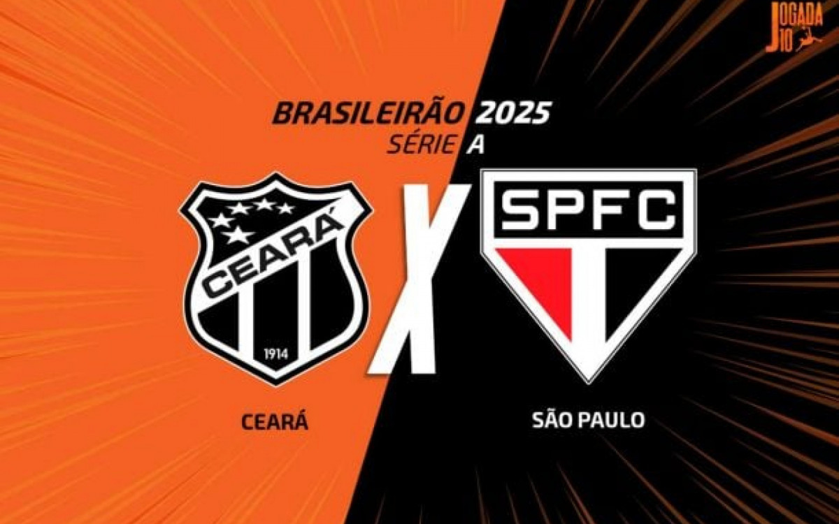 Cear&aacute; x S&atilde;o Paulo, AO VIVO, com a Voz do Esporte, &agrave;s 17h