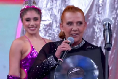 Rita Cadillac participa do 'Domingão com Huck' em celebração aos 60 anos da TV Globo