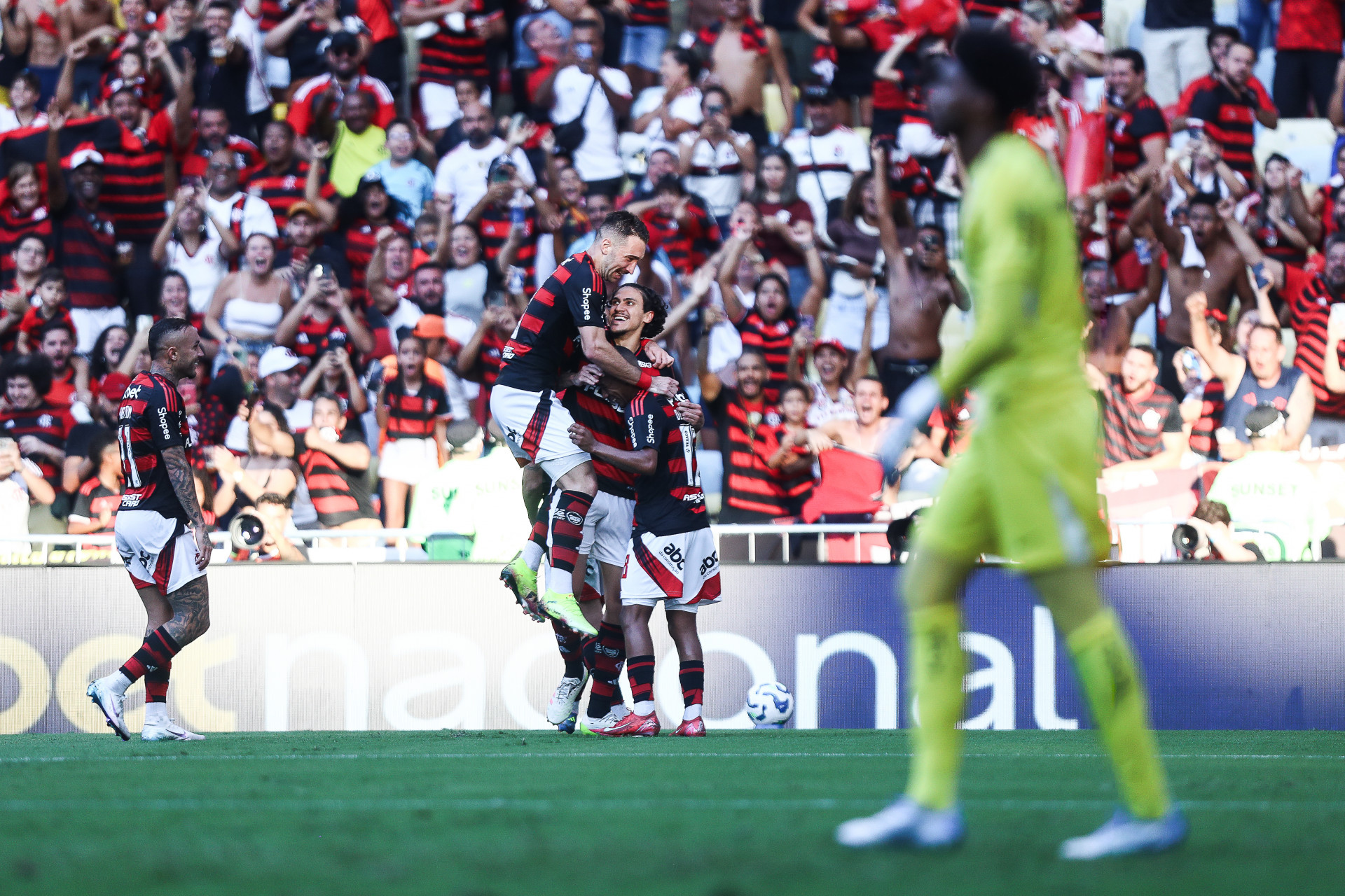 Flamengo goleou o Corinthians por 4 a 0 - Gilvan de Souza / Flamengo