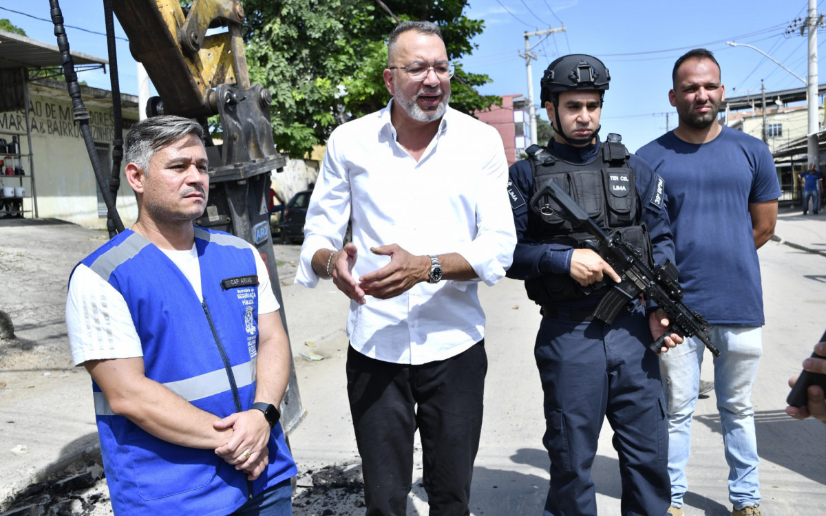 Durante a operação, o prefeito Márcio Canella e secretários destacaram o apoio da Polícia Militar