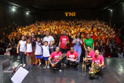 Alunos da rede municipal de Nova Iguaçu participam de concerto didático com a Orquestra Sinfônica Brasileira