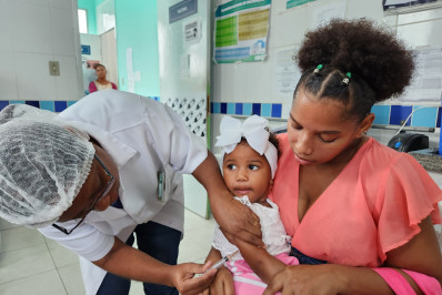 Meta de cobertura de três vacinas do calendário infantil é satisfatória