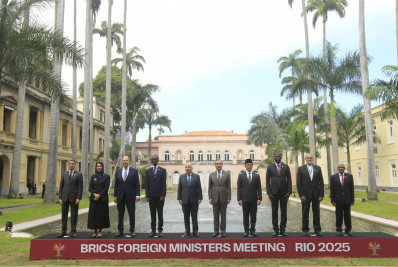Rio recebe primeira reunião dos Chanceleres do Brics no Palácio do Itamaraty