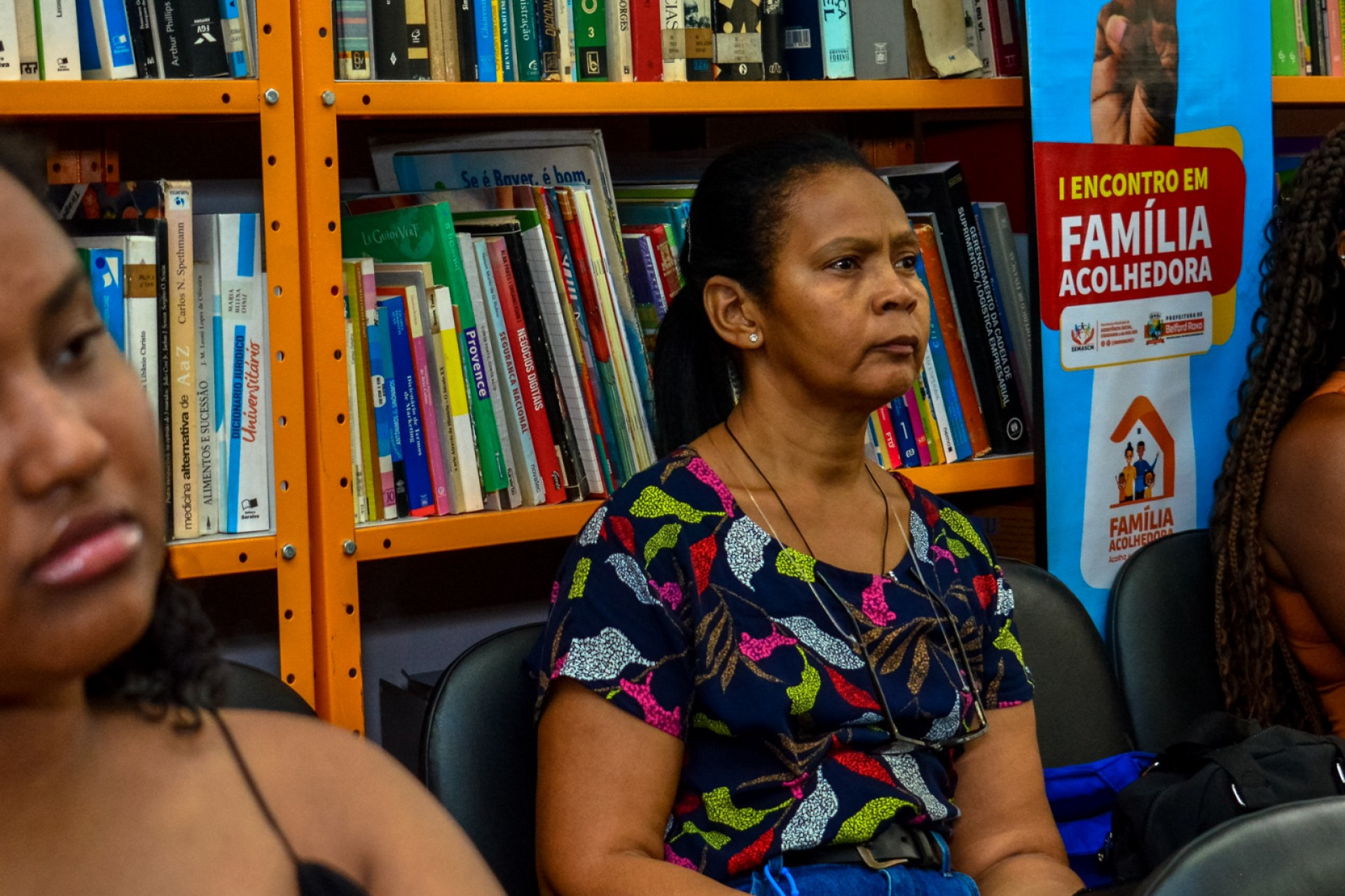 A assistente social Ang&eacute;lica Soares Miranda destacou que as palestras s&atilde;o esclarecedoras - Erick Amaral / PMBR