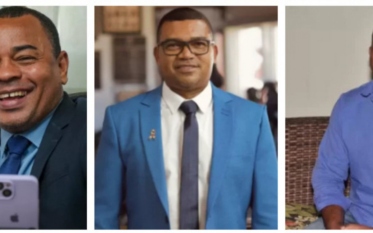 Victor Santos, Aurélio Barros e Dida Gabarito