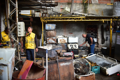 Operação Asfixia fiscaliza ferros-velhos clandestinos em São Lourenço e São Domingos