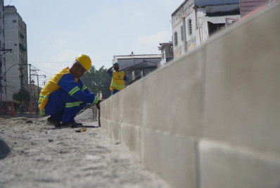 Mais de 500 profissionais atuam todos os dias nas obras do MUVI por São Gonçalo
