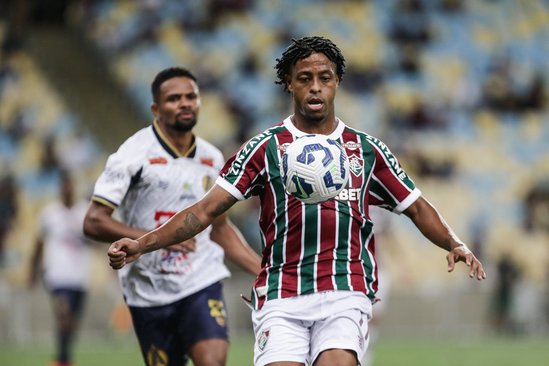 Keno foi o destaque do Fluminense ao garantir a vitória sobre a Aparecidense - Lucas Merçon / Fluminense