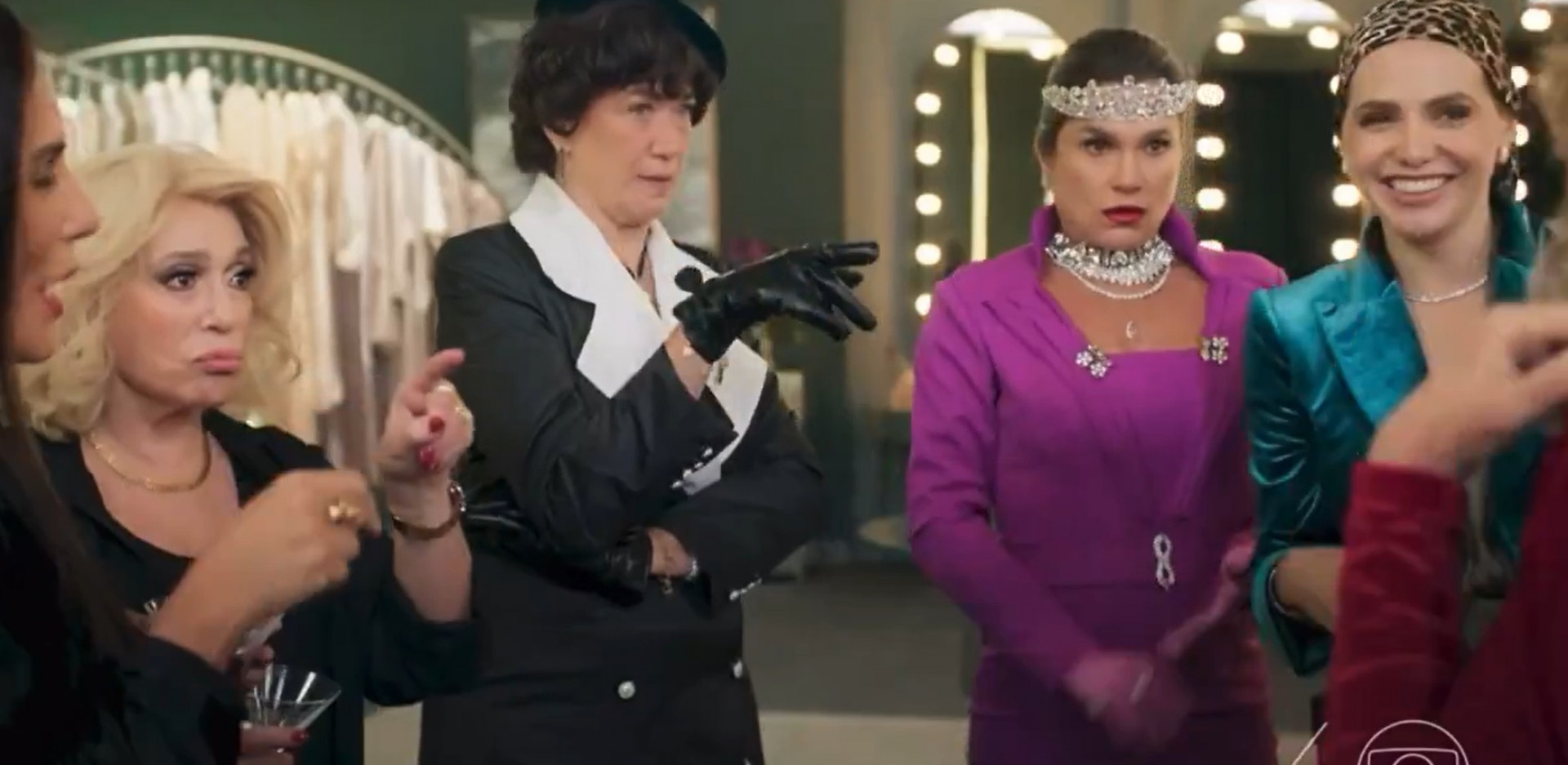 Show especial dos 60 anos da TV Globo tem encontro icônico de vilãs - Reprodução de vídeo