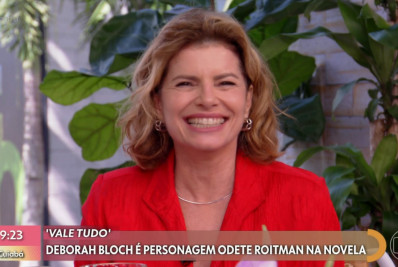 'Odete Roitman é uma vilã diferente de todas as outras', analisa Débora Bloch