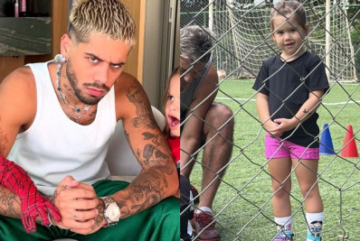Zé Felipe se revolta após filha ser criticada por começar aula de futebol