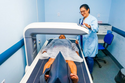 Exames de densitometria óssea no Centro de Prevenção e Diagnóstico em Oncologia de Meriti