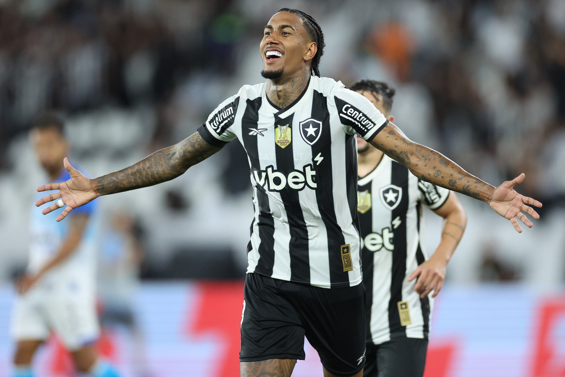 Rwan Cruz celebra primeiro gol marcado com a camisa do Botafogo - Vítor Silva / Botafogo