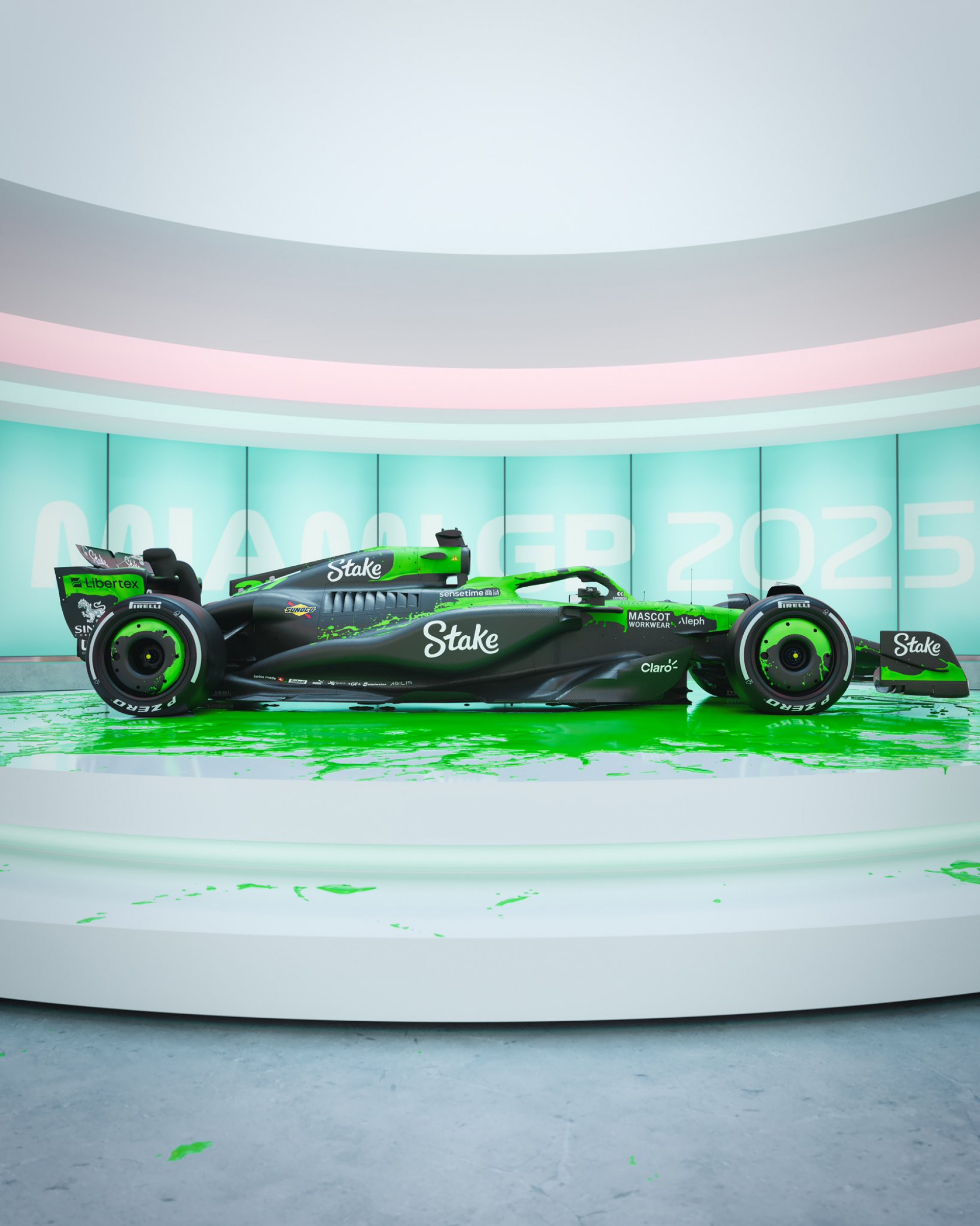 Sauber apresentou a pintura especial que usará no GP de Miami de Fórmula 1