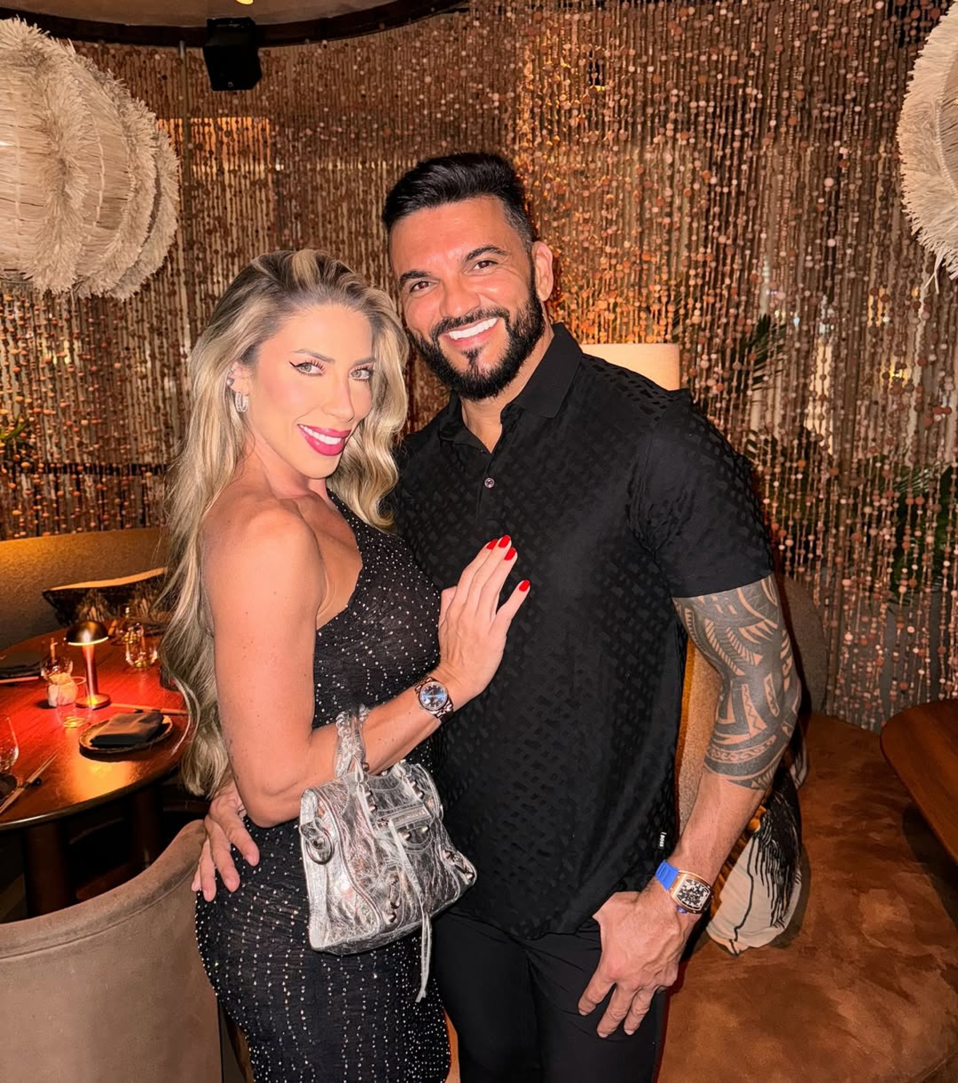 Tati Minerato e Anderson Cavalcanti  - Reprodução / Instagram 