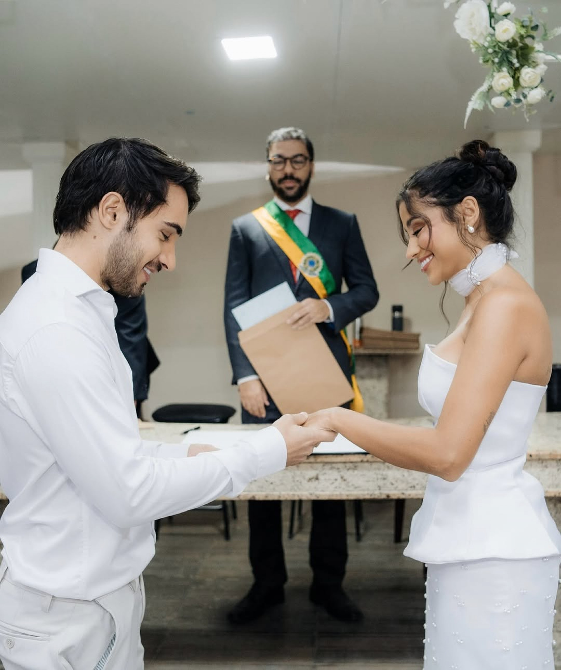 Diogo Melim e Nanda Caroll se casam no civil  - Reprodução / Instagram 