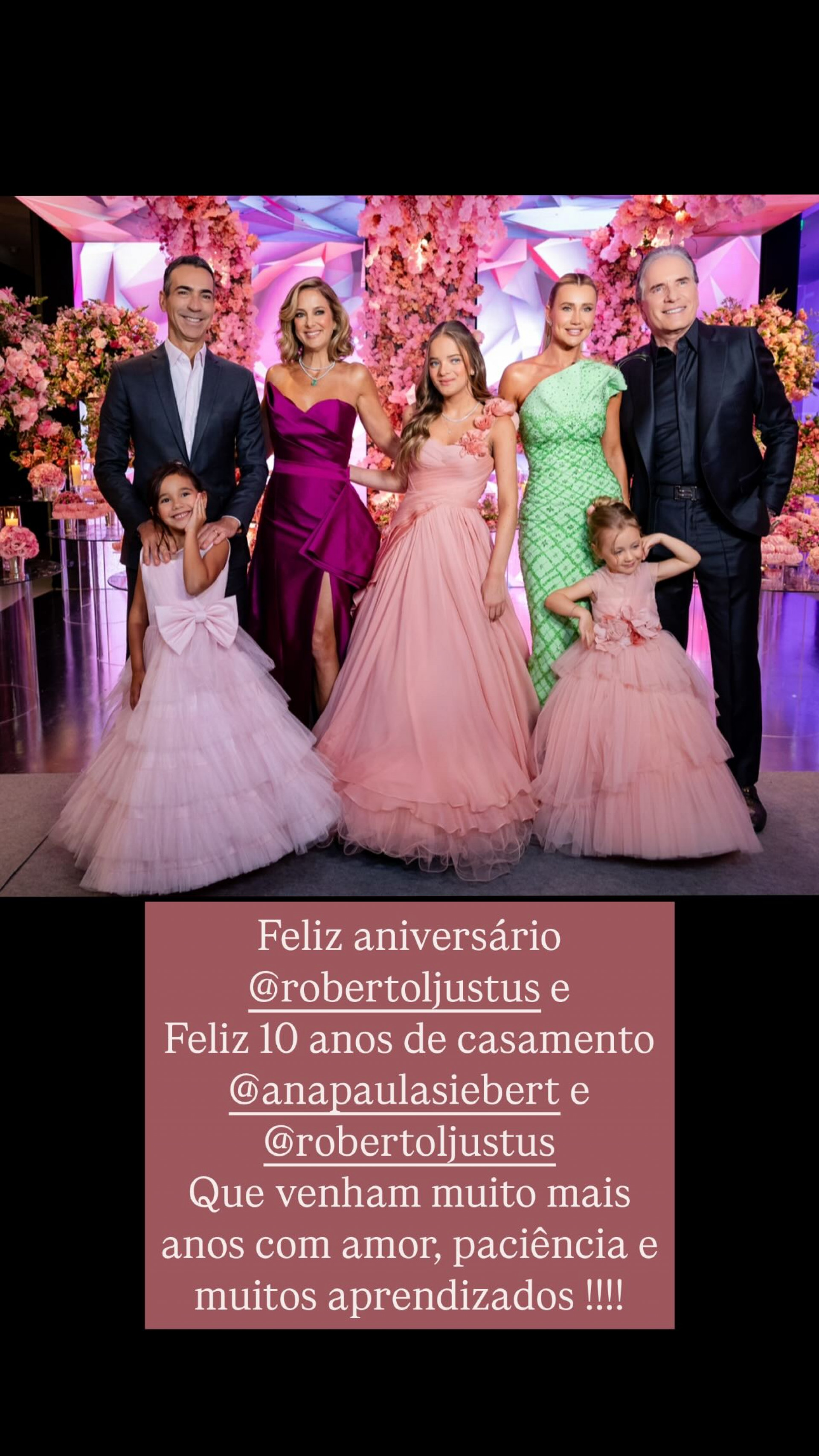 Apresentadora também falou sobre aniversário de casamento do ex-marido - Reprodução/Instagram