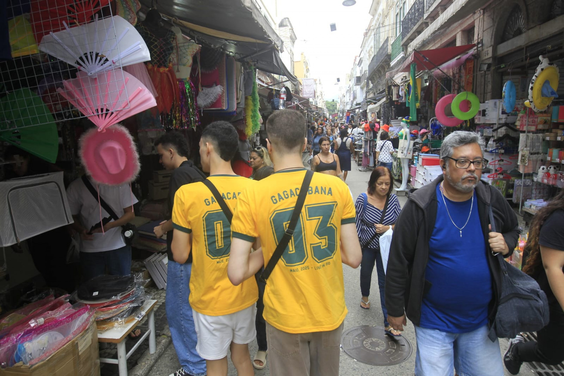 João Pedro e Arthur Bernardo saíram de Goiânia para assistir à Lady Gaga - Reginaldo Pimenta / Agência O Dia