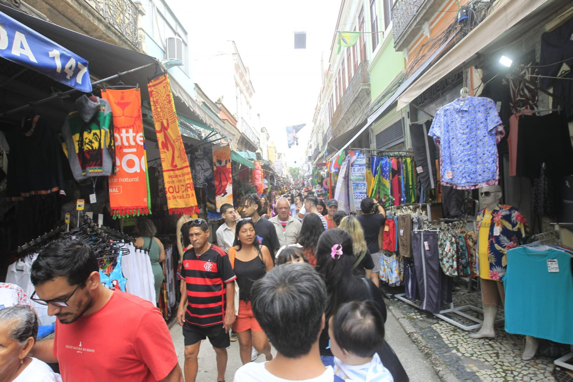 Saara ficou lotado nesta quarta-feira - Reginaldo Pimenta / Agência O Dia