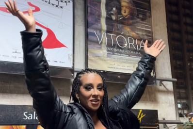 Linn da Quebrada assiste pela primeira vez ao filme 'Vitória', estrelado com Fernanda Montenegro