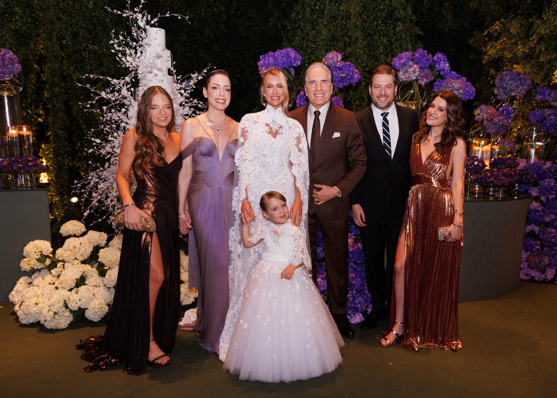 Rafaella, Fabiana, Ana Paula Siebert, Vicky, Roberto Justus, Ricardo e Luiza - Manuela Scarpa /BrazilNews