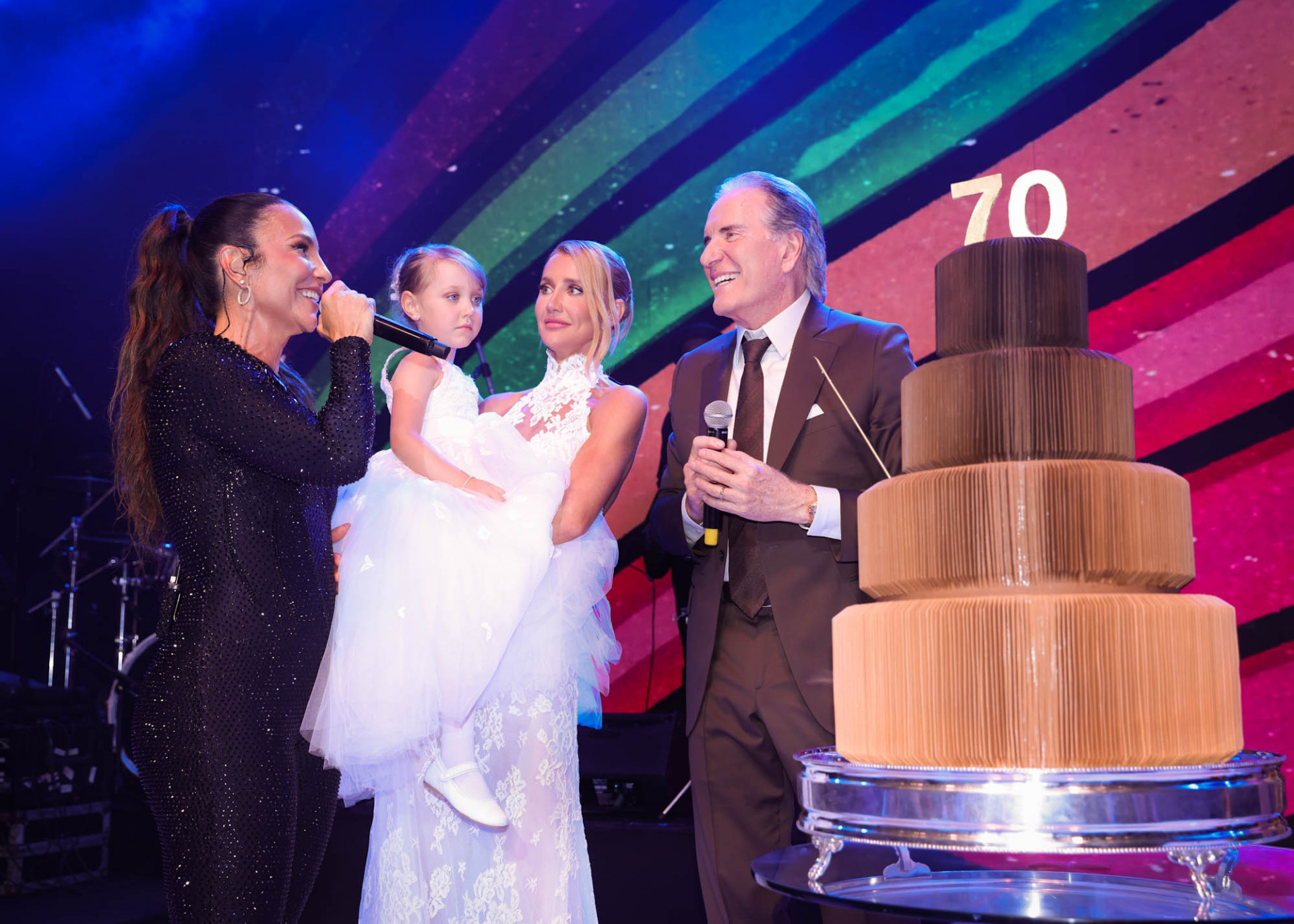 Ivete Sangalo faz show na renovação de votos de Ana Paula Siebert e Roberto Justus - Manuela Scarpa / BrazilNews