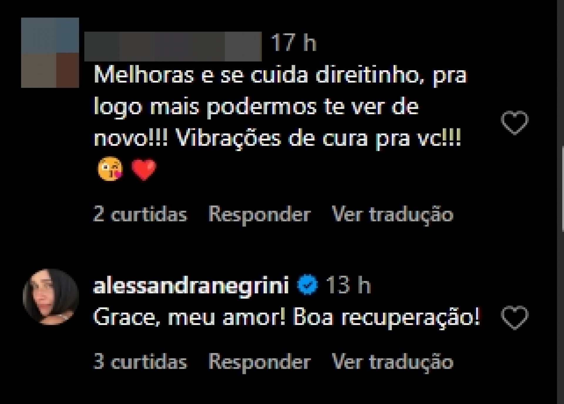 Print tirado de uma página do Instagram - Reprodução/Instagram